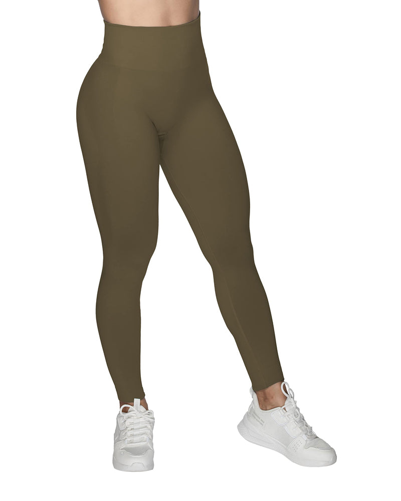 High-waisted Seamless Workout Leggings