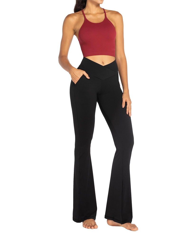 Leggings that flare out at the bottom shop