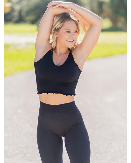 Workout Leggings for Women with Hidden Scrunch