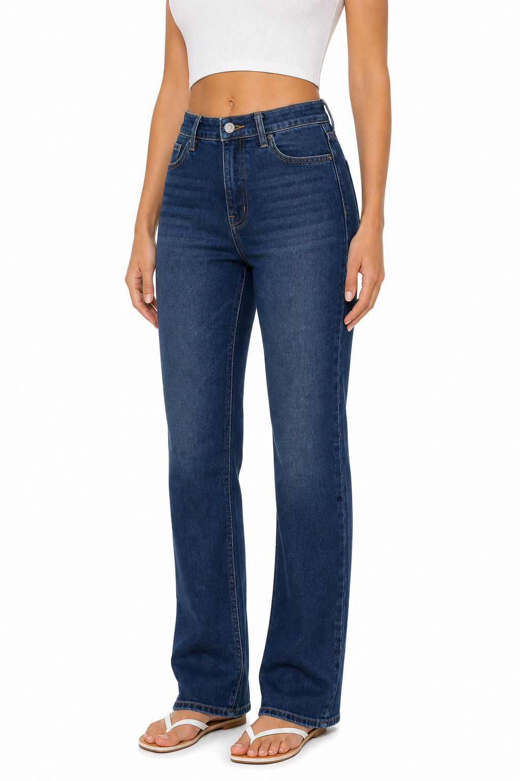 Sunzel Womens Relaxed Wide Leg Jeans High Waisted Denim Pants Pocket Smoothing Loose Vintage Casual Long Jeans