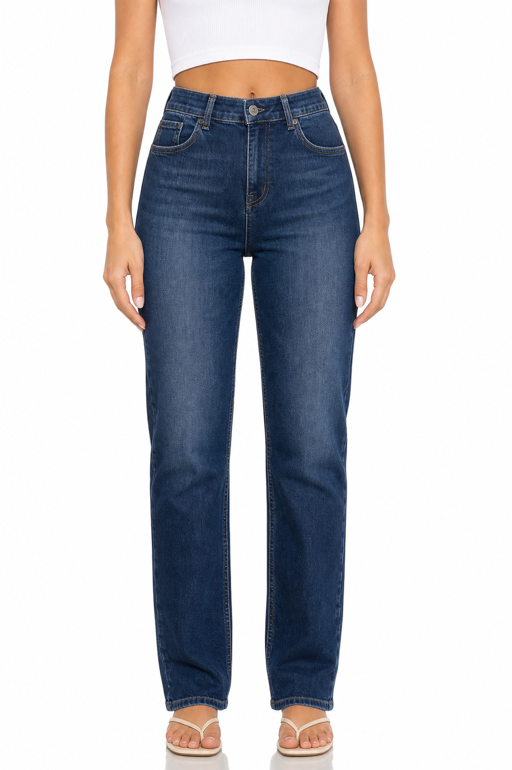 Sunzel Womens Relaxed Wide Leg Jeans High Waisted Denim Pants Pocket Smoothing Loose Vintage Casual Long Jeans