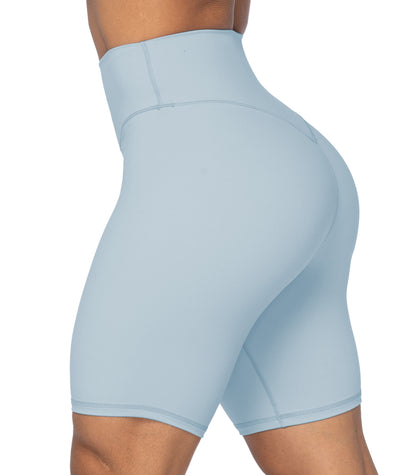 8" High Waist Biker Shorts for Women