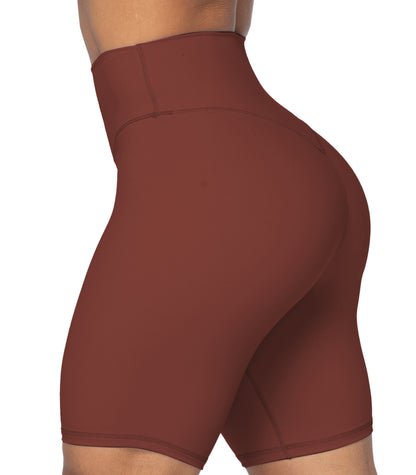 8" High Waist Biker Shorts for Women