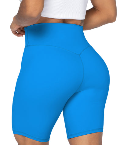 8" High Waist Biker Shorts for Women