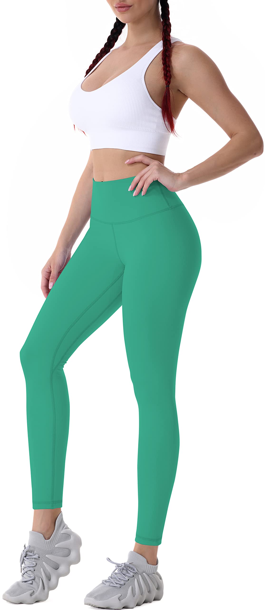 .com .com: Sunzel Workout Leggings for Women, Squat Proof High  Waisted Yoga Pants 4 Way Stretch, Buttery Soft Green Camo: Clothing