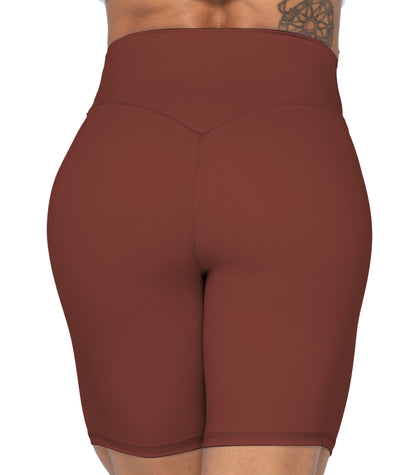 8" High Waist Biker Shorts for Women