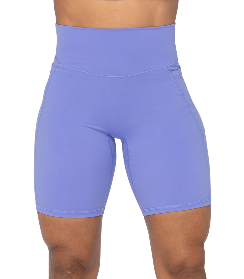8" Biker Shorts for Women with Pockets
