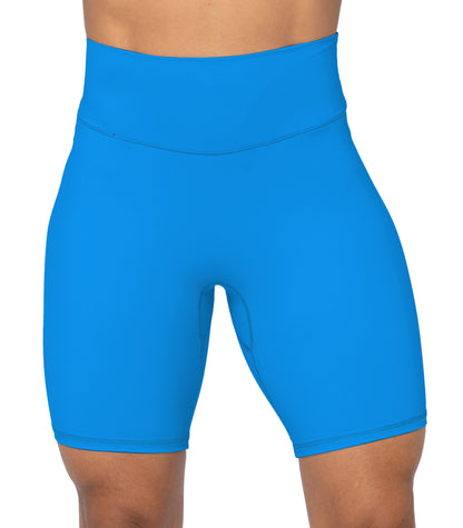 8" High Waist Biker Shorts for Women