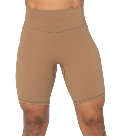 8" High Waist Biker Shorts for Women