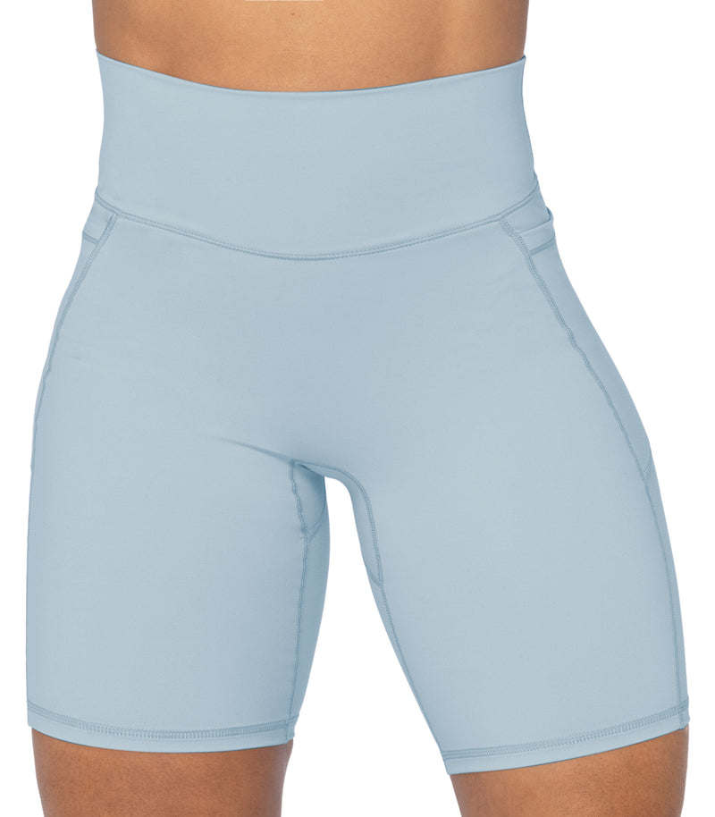 8" Biker Shorts for Women with Pockets