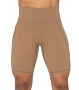8" Biker Shorts for Women with Pockets