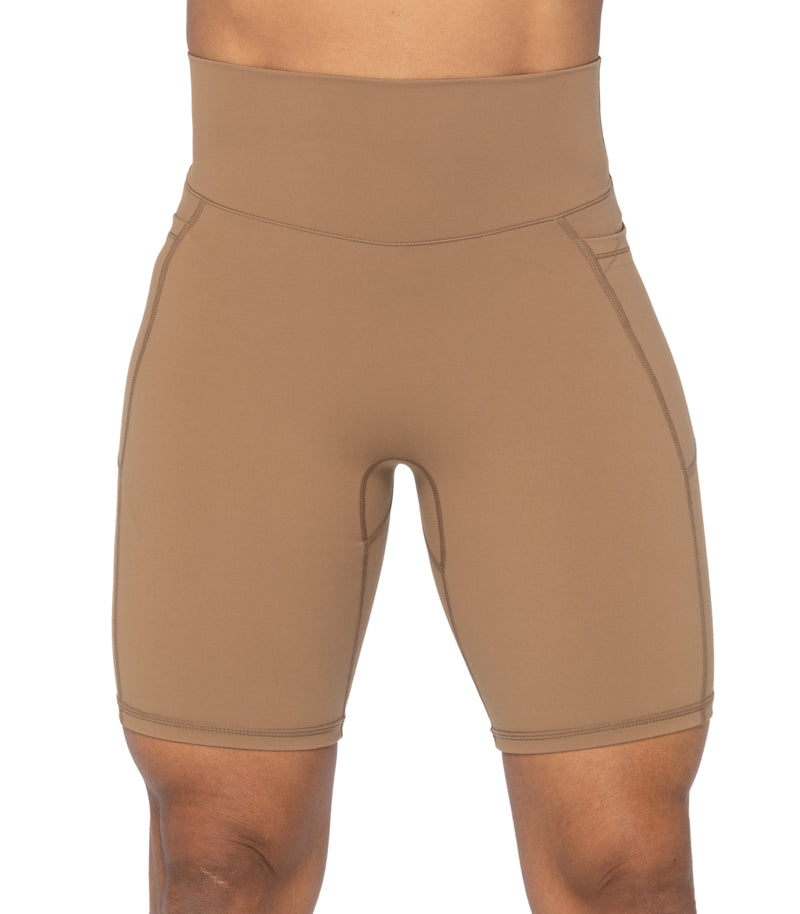 8" Biker Shorts for Women with Pockets
