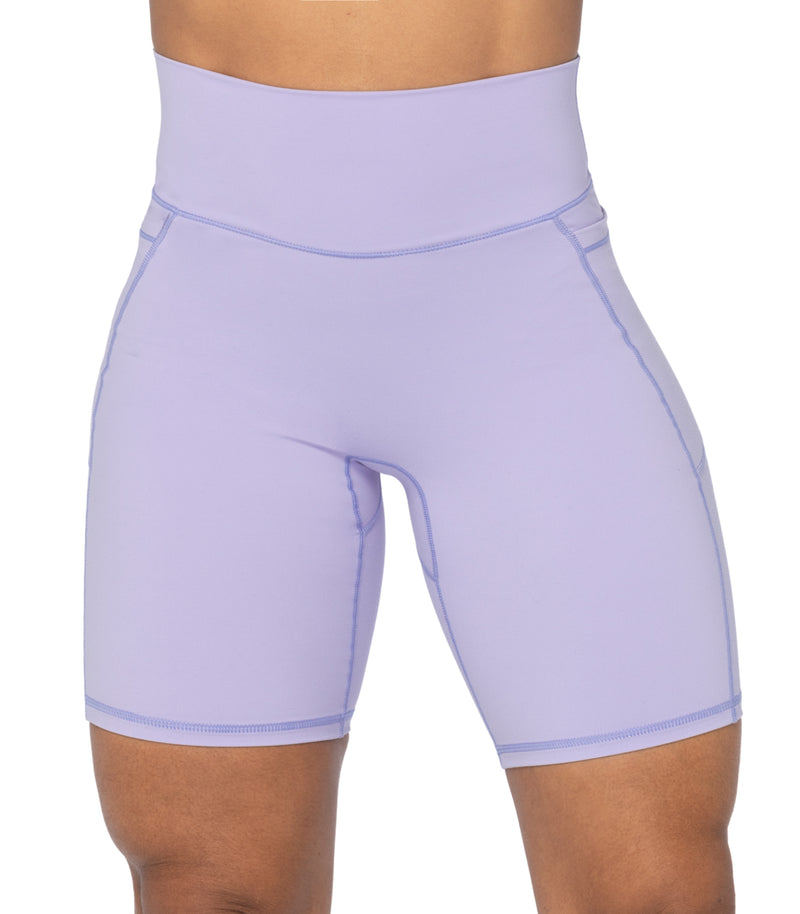 8" Biker Shorts for Women with Pockets