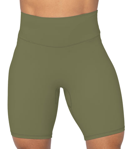 8" High Waist Biker Shorts for Women