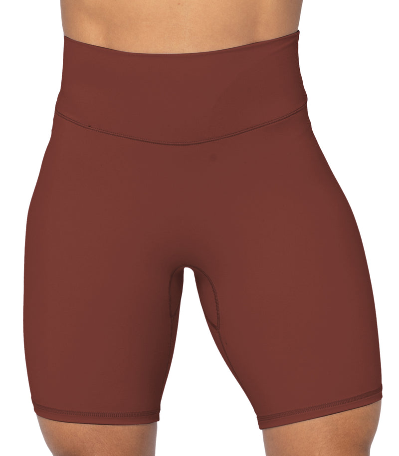 8" High Waist Biker Shorts for Women