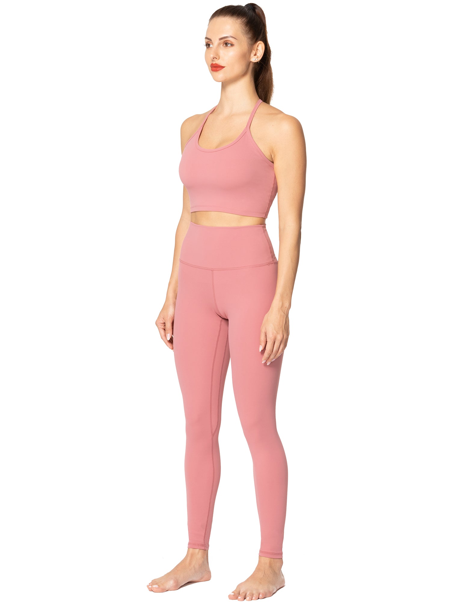 GetUSCart- Sunzel Workout Leggings for Women, Squat Proof High Waisted Yoga  Pants 4 Way Stretch, Buttery Soft Pink
