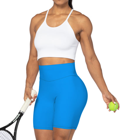 8" High Waist Biker Shorts for Women