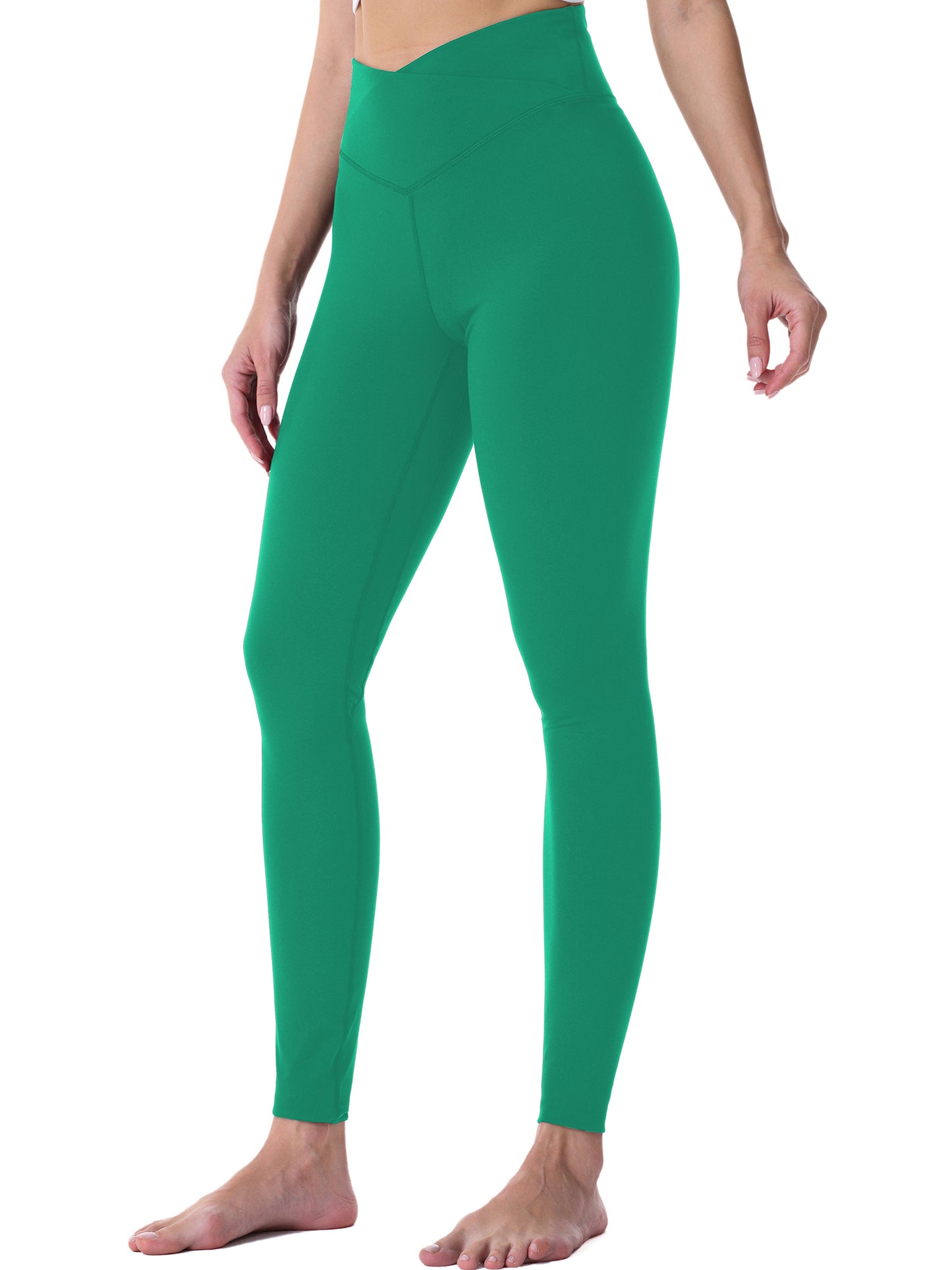 28" Workout Leggings - V Cross Waist