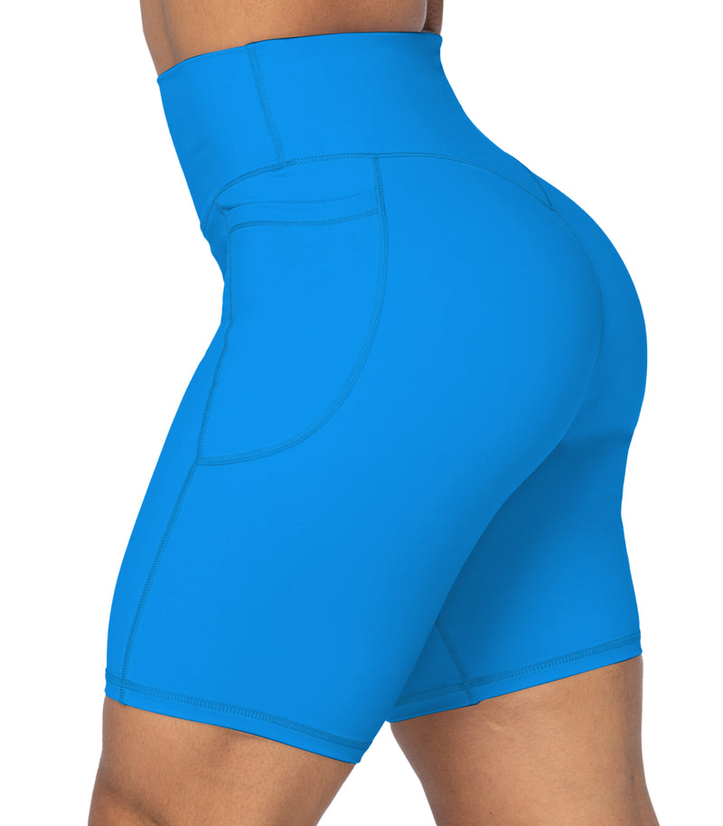 8" Biker Shorts for Women with Pockets