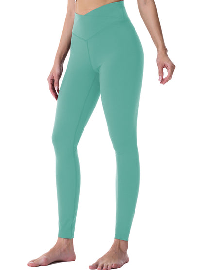 28" Workout Leggings - V Cross Waist