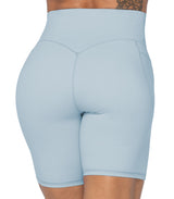 8" Biker Shorts for Women with Pockets