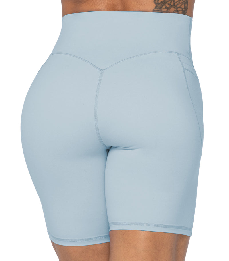 8" Biker Shorts for Women with Pockets