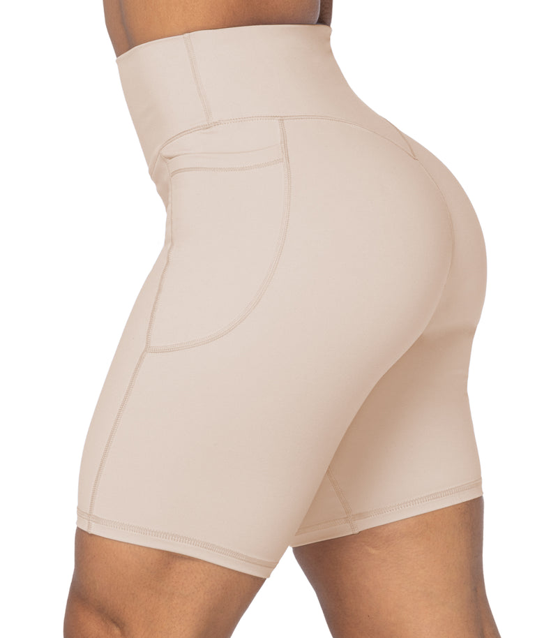8" Biker Shorts for Women with Pockets
