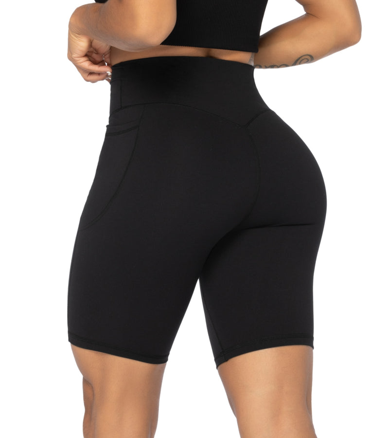 8" Biker Shorts for Women with Pockets