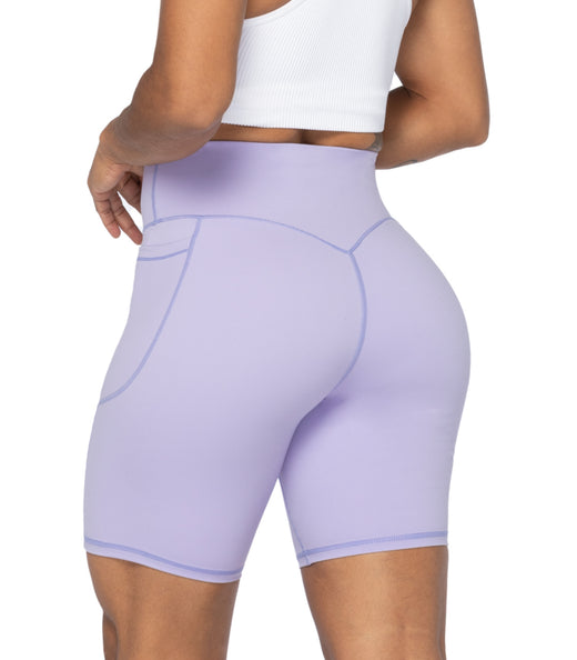 8" Biker Shorts for Women with Pockets