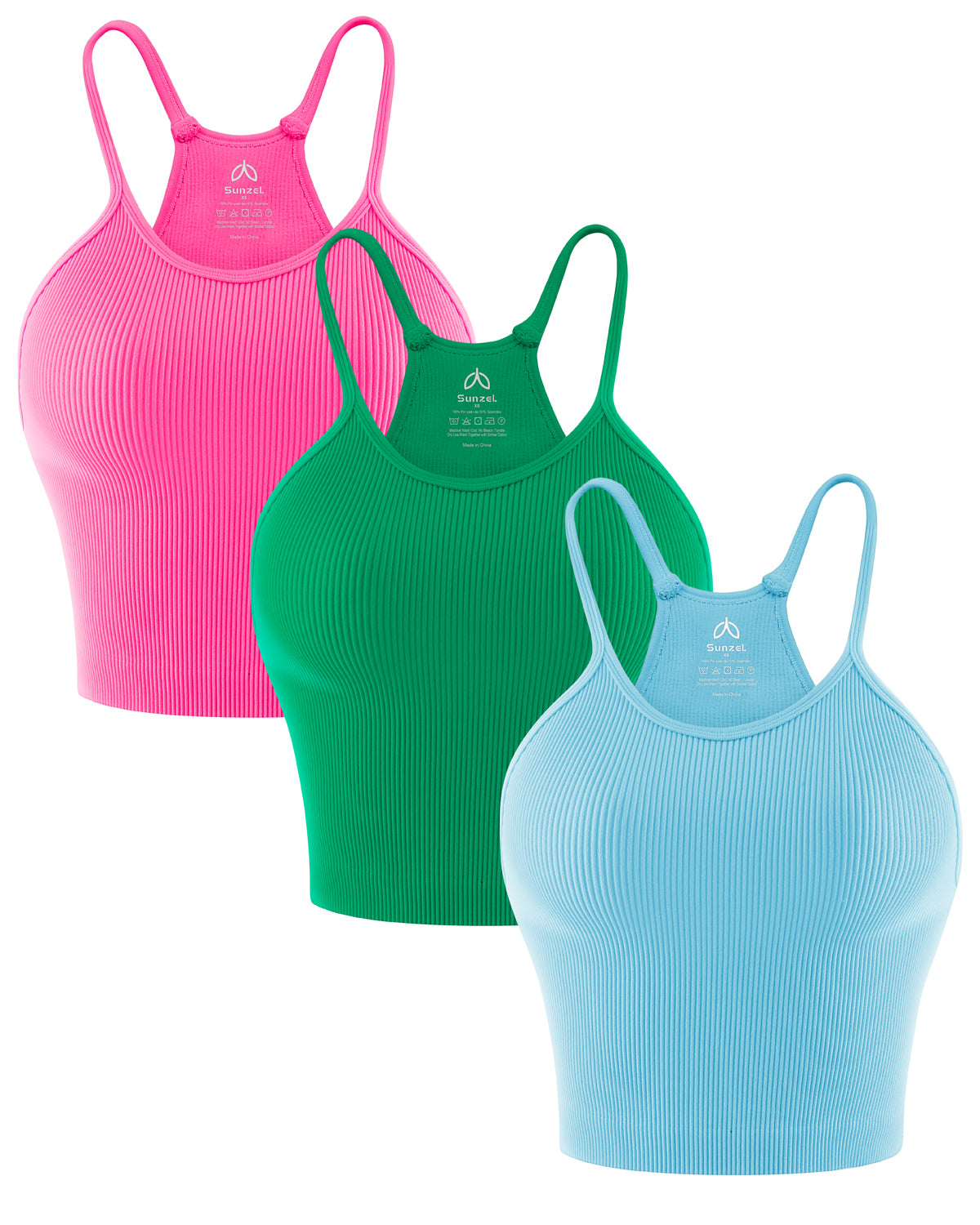 Crop Ribbed Tank Tops – Sunzel