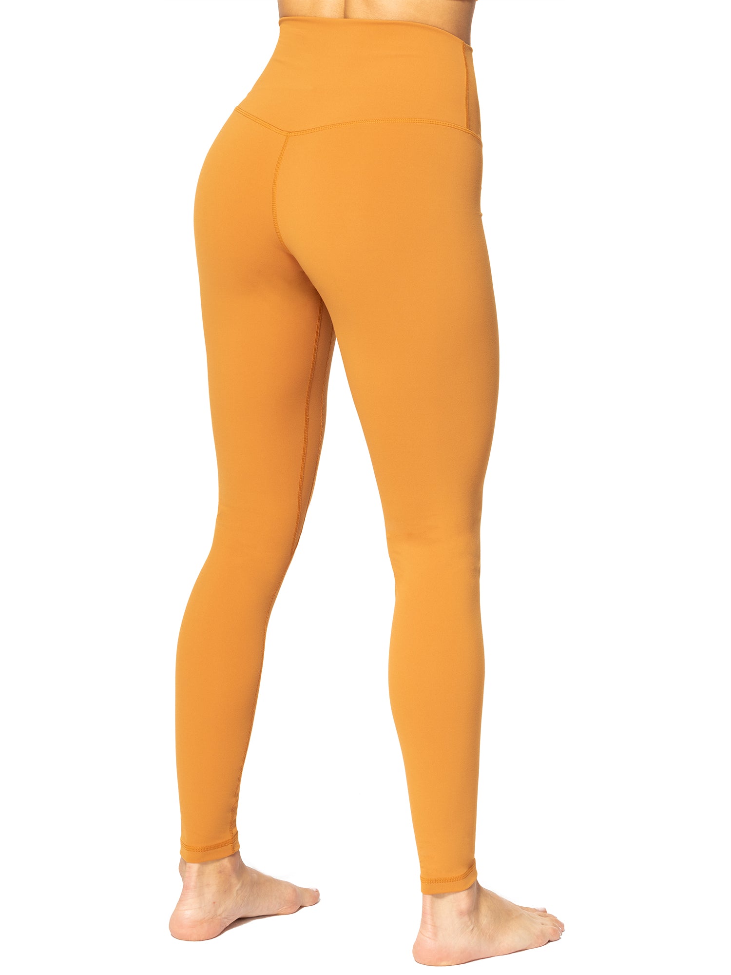 SJLS Length Leggings Women Bare Squat Proof Workout Training Yoga Pants  Tights (Color : Ginkgo Yellow, Size : 8) : : Clothing, Shoes &  Accessories