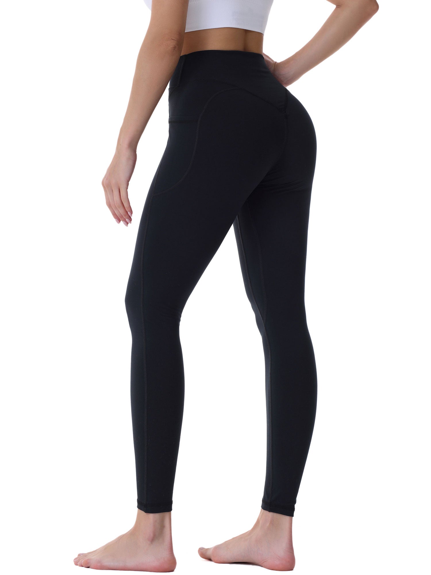 28 Workout Leggings - V Cross Waist with Pockets