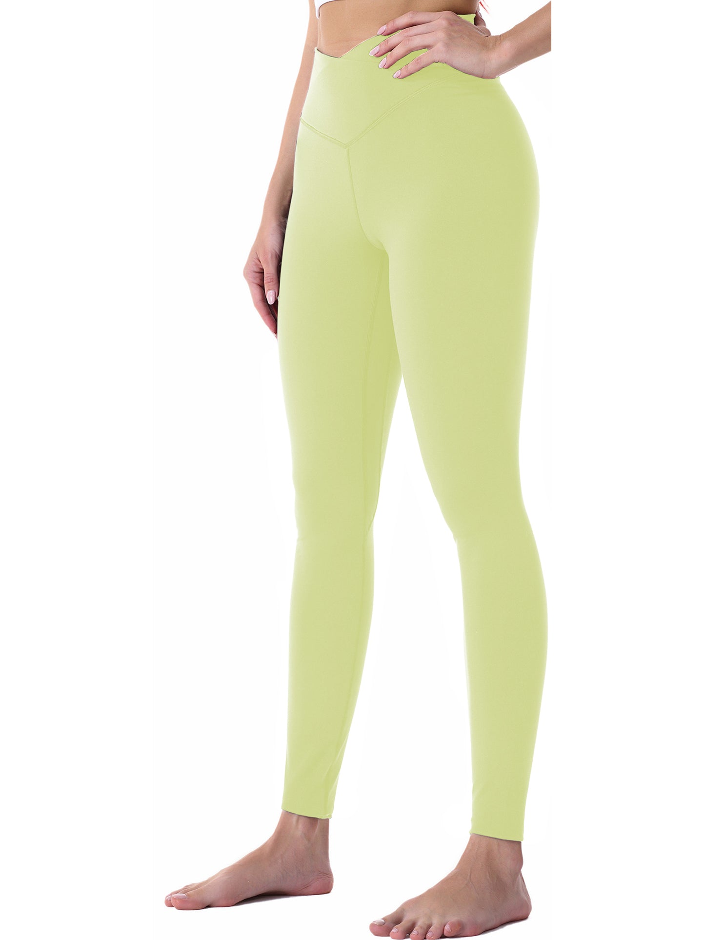 28" Workout Leggings - V Cross Waist