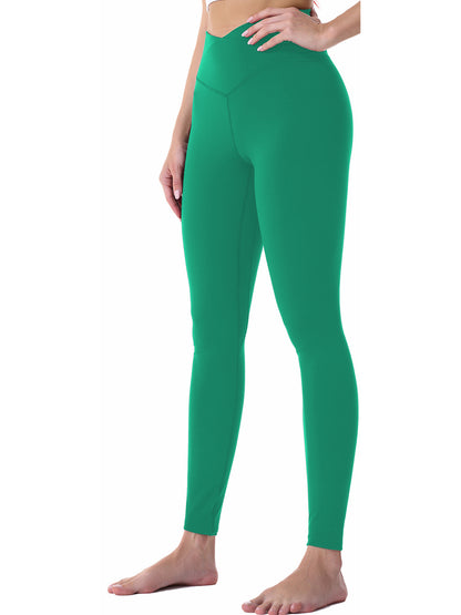 28" Workout Leggings - V Cross Waist