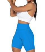 8" Biker Shorts for Women with Pockets
