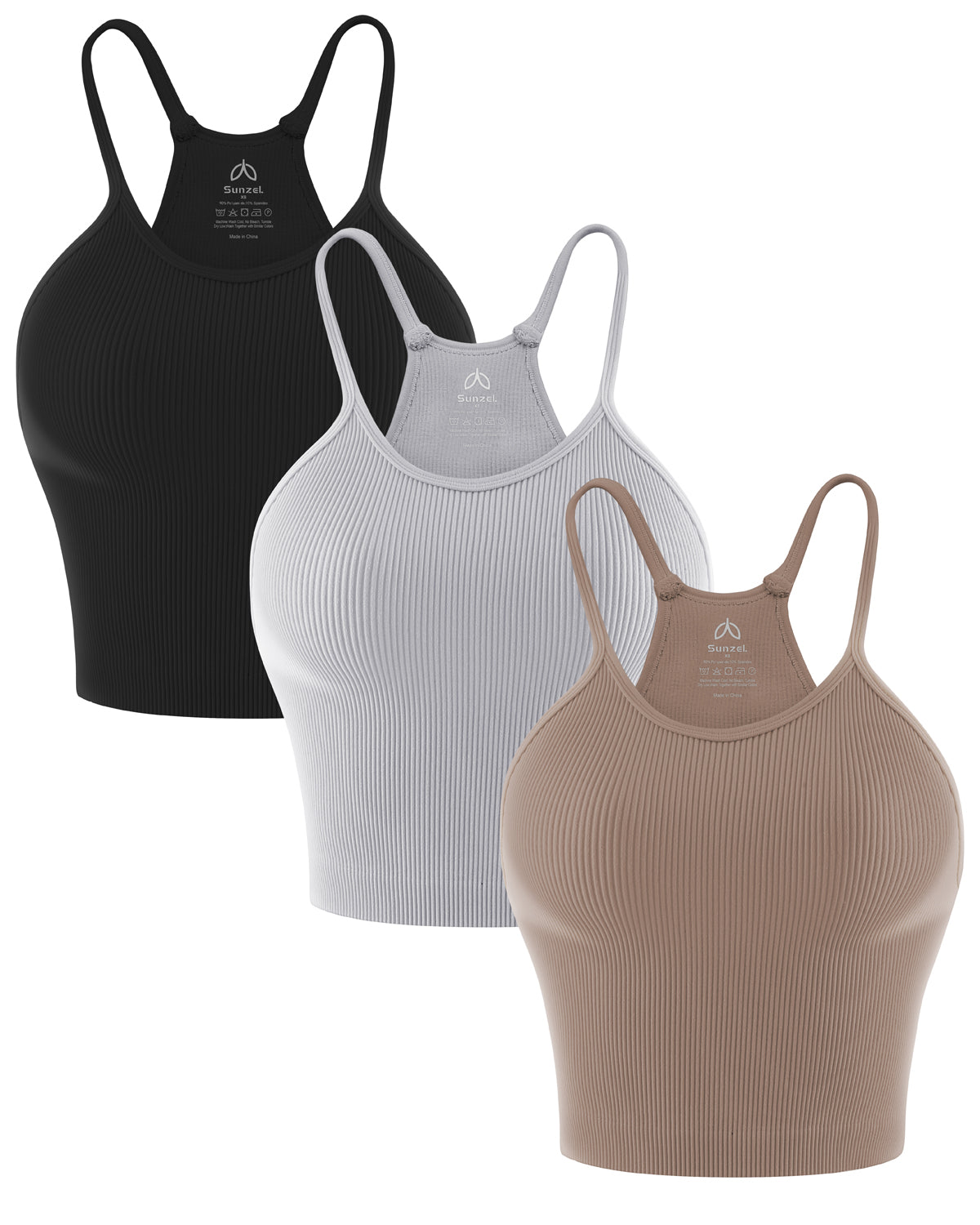 Crop Ribbed Tank Tops