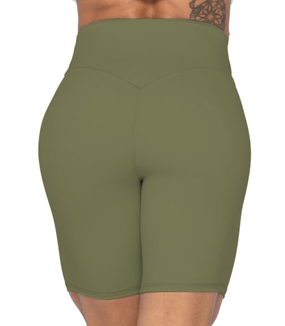 8" High Waist Biker Shorts for Women