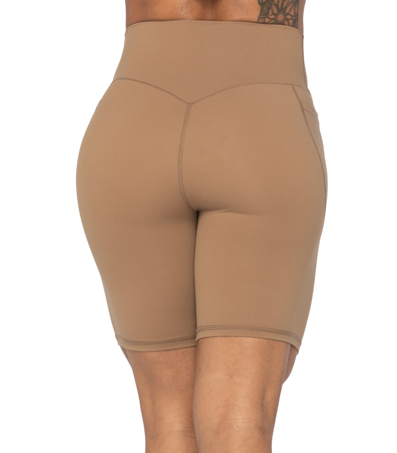 8" Biker Shorts for Women with Pockets