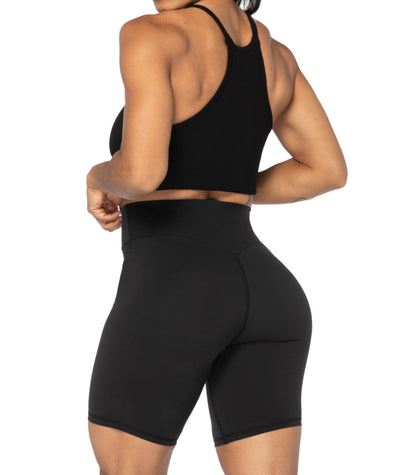 8" High Waist Biker Shorts for Women