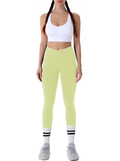 28" Workout Leggings - V Cross Waist