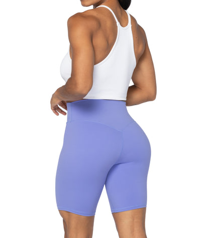 8" High Waist Biker Shorts for Women