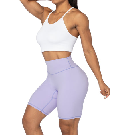 8" High Waist Biker Shorts for Women