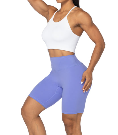 8" High Waist Biker Shorts for Women