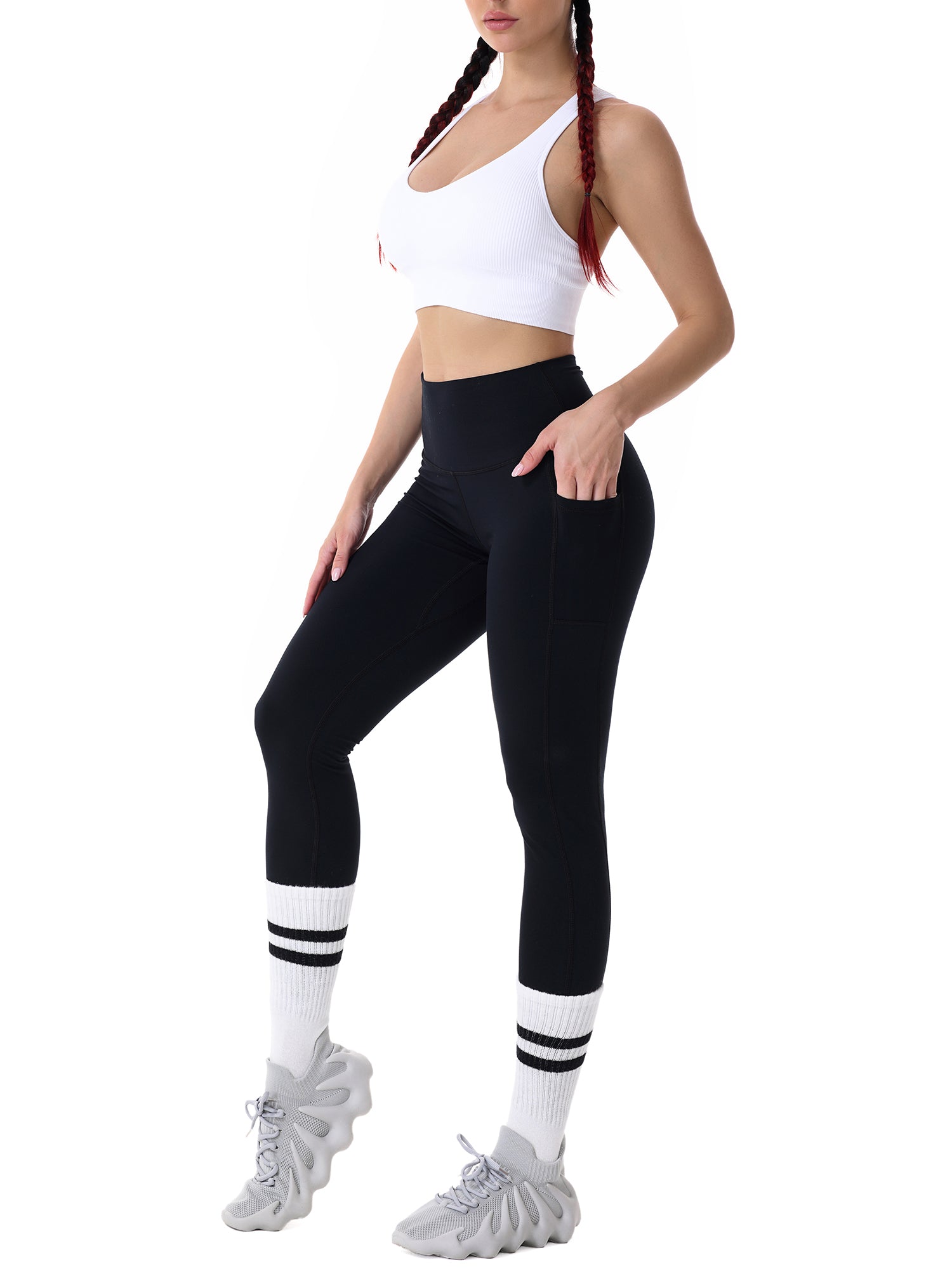 28” Workout Leggings for Women with Pockets